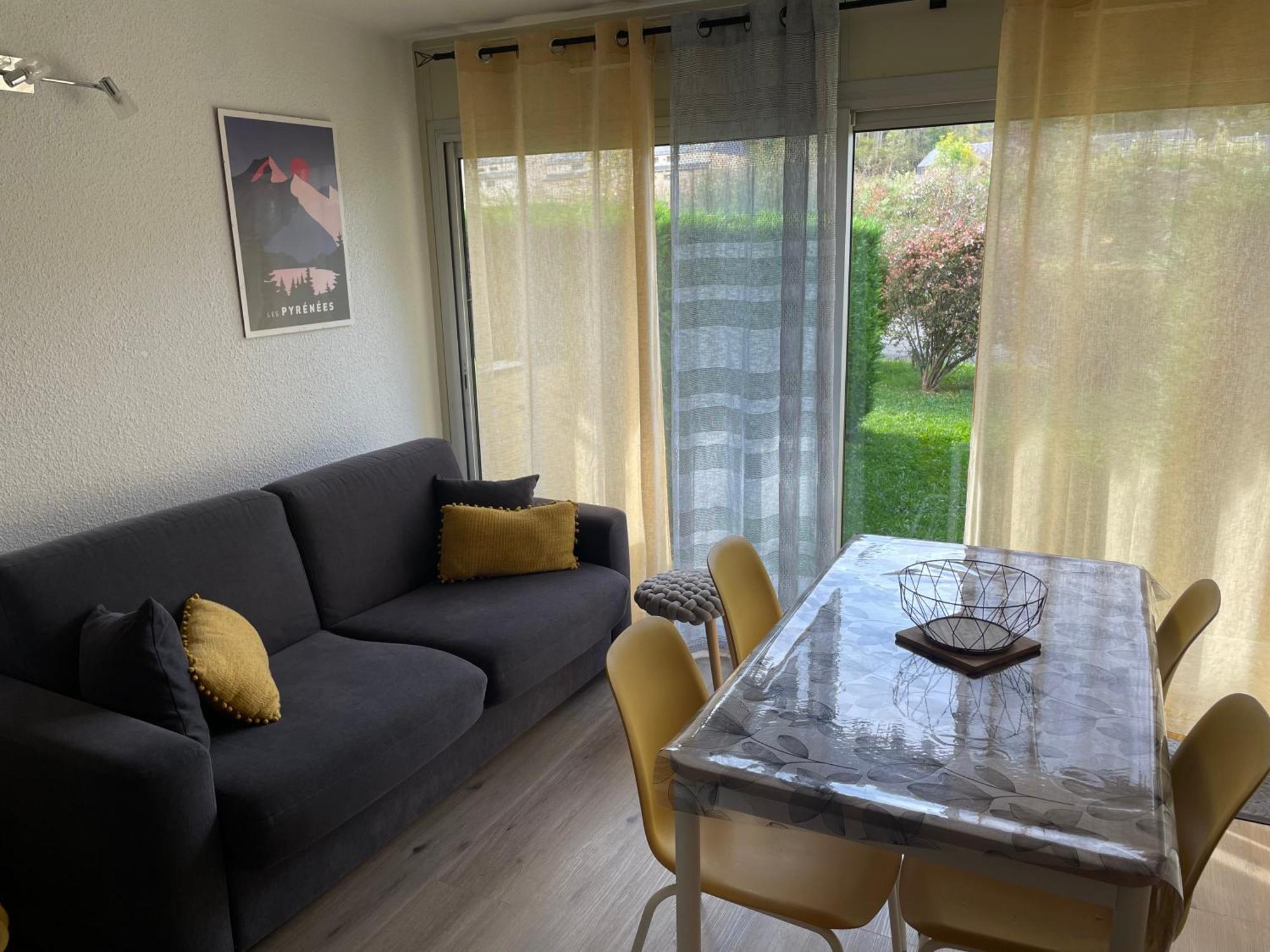 Appt rénové Saint-Lary-Soulan village avec jardin Exterior foto