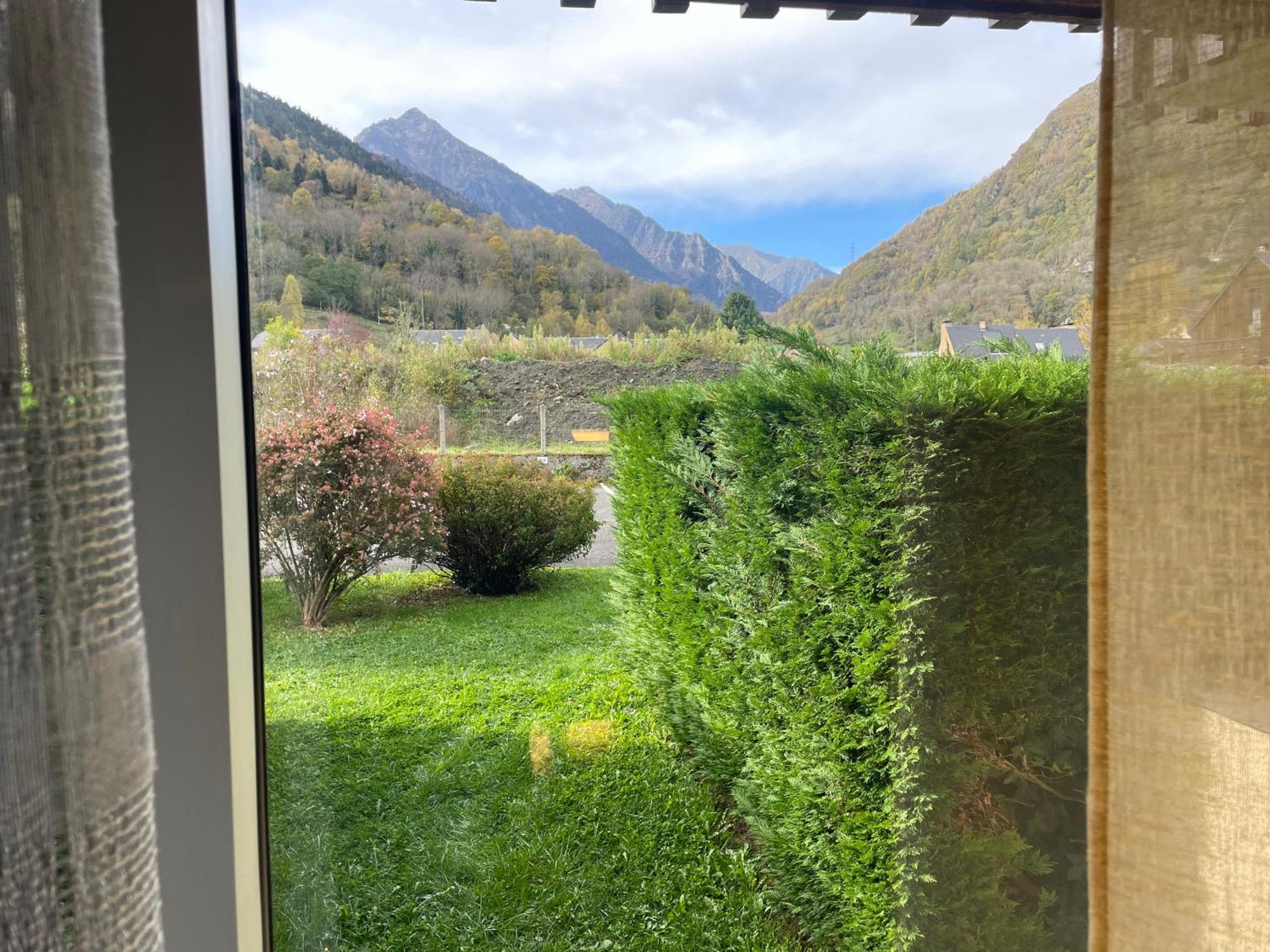 Appt rénové Saint-Lary-Soulan village avec jardin Exterior foto